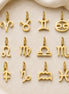 Celeste Zodiac Symbol in gold tone