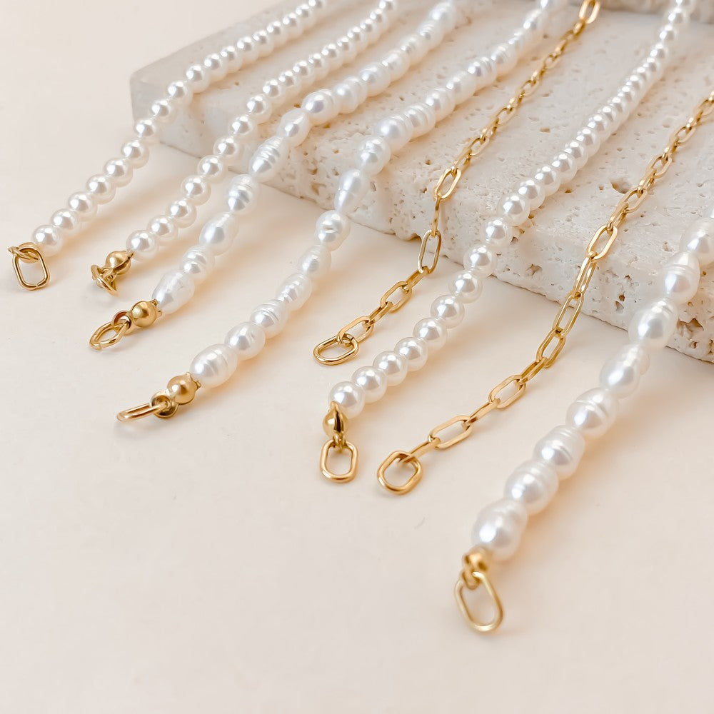 Sienna Freshwater Pearl Strand in gold tone, product image 7