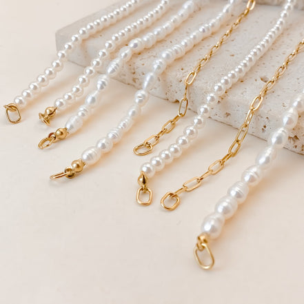 Sienna Freshwater Pearl Strand in gold tone, product image 7