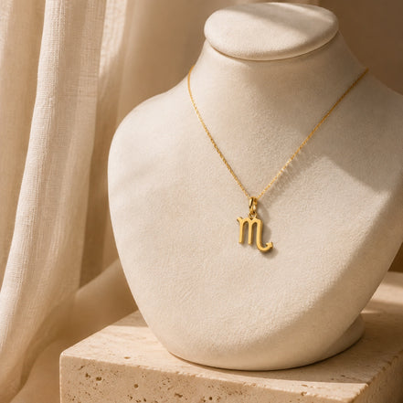 Celeste Zodiac Symbol in gold tone, product image 4