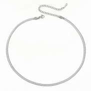 Mira Snake Chain in silver tone, product image 4