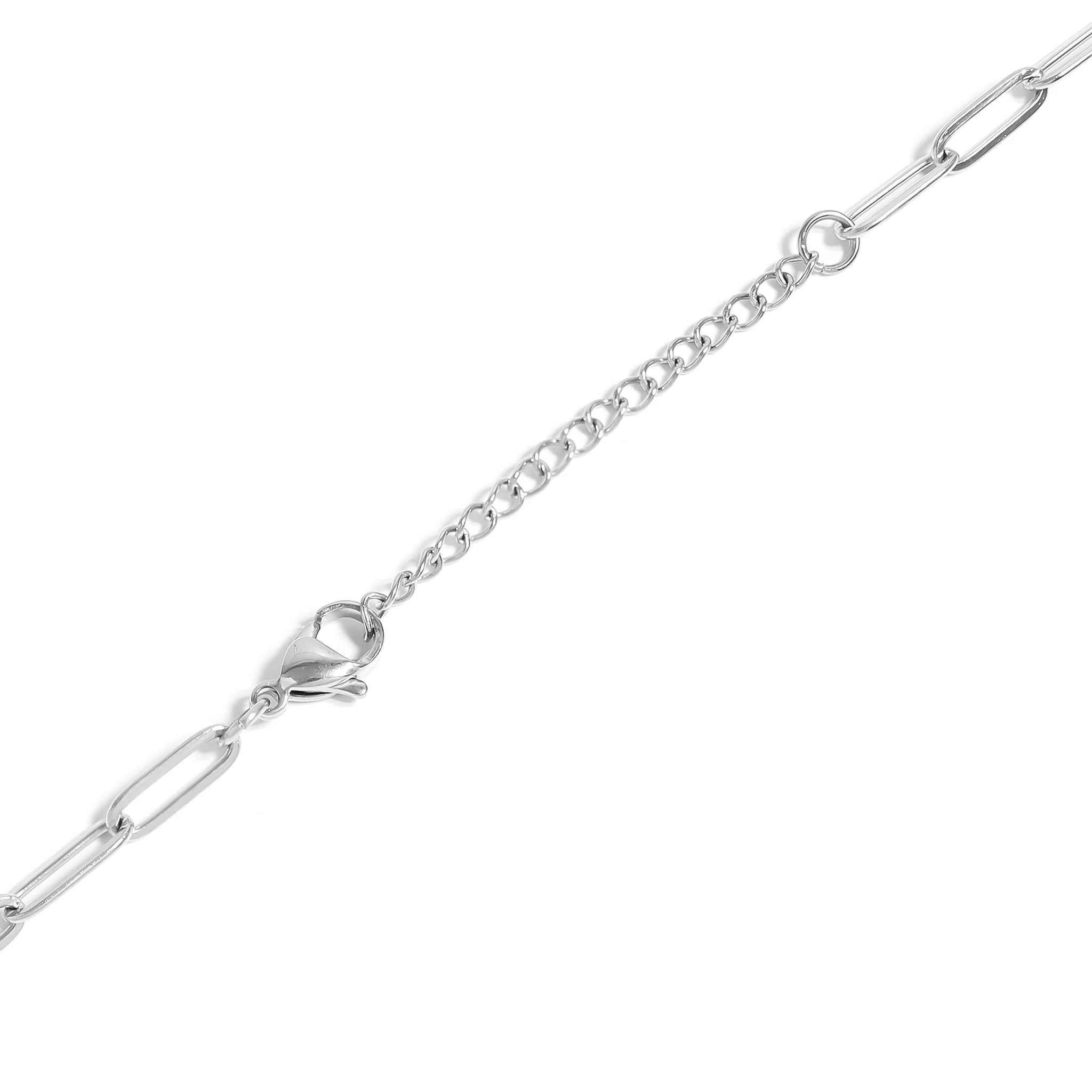 18K Gold Paperclip Charm Holder Necklace – Add Your Own Charms