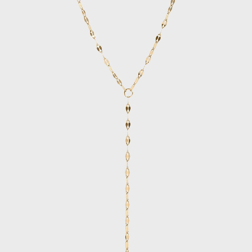 Lariat Necklace Lip Chain