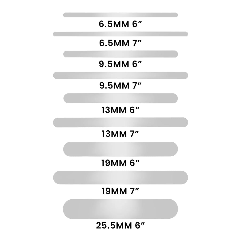 Stainless Steel Rounded Blank Cuff Bracelet / SBB0001