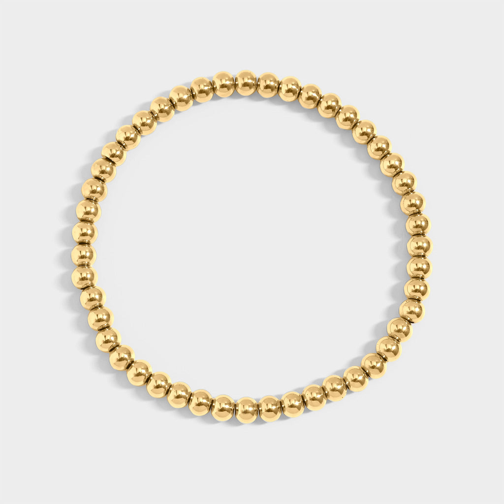 Gold Beaded Bracelet