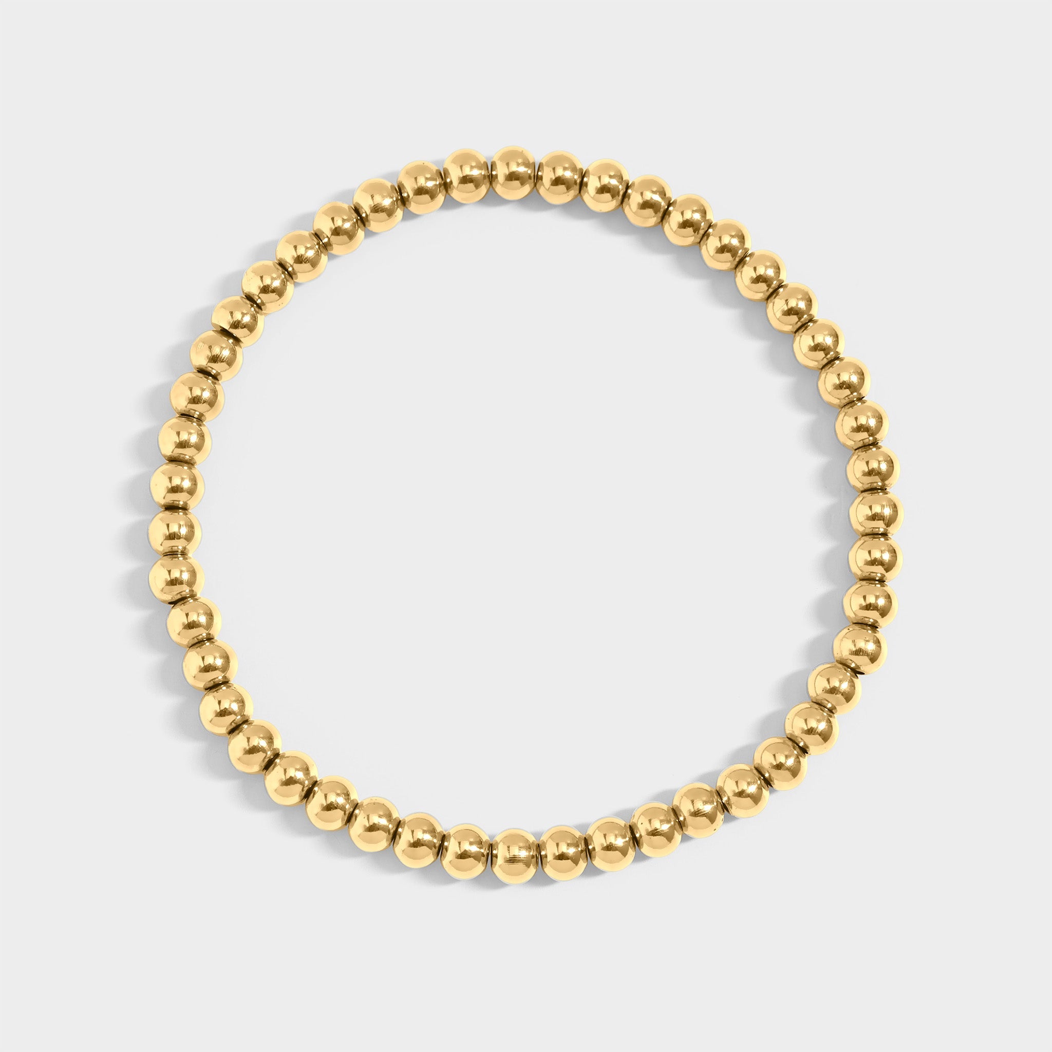 Gold Beaded Bracelet