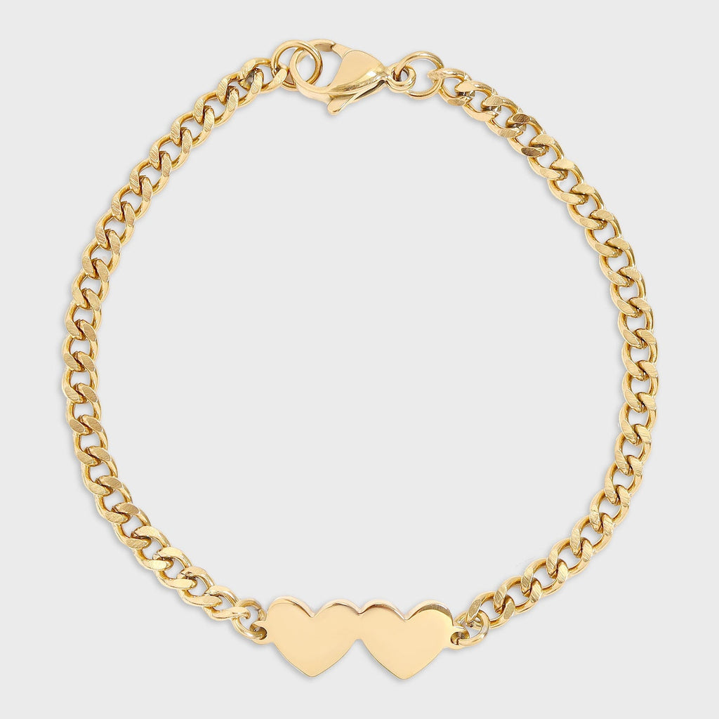 Double Heart Bracelet