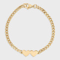 Double Heart Bracelet
