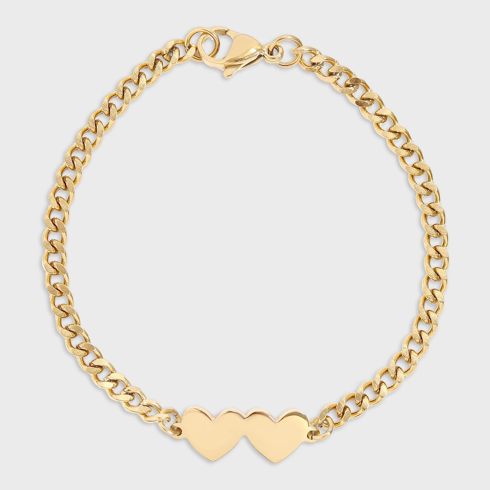 Double Heart Bracelet