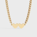 Double Heart Necklace