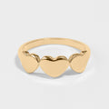 Triple Heart Ring