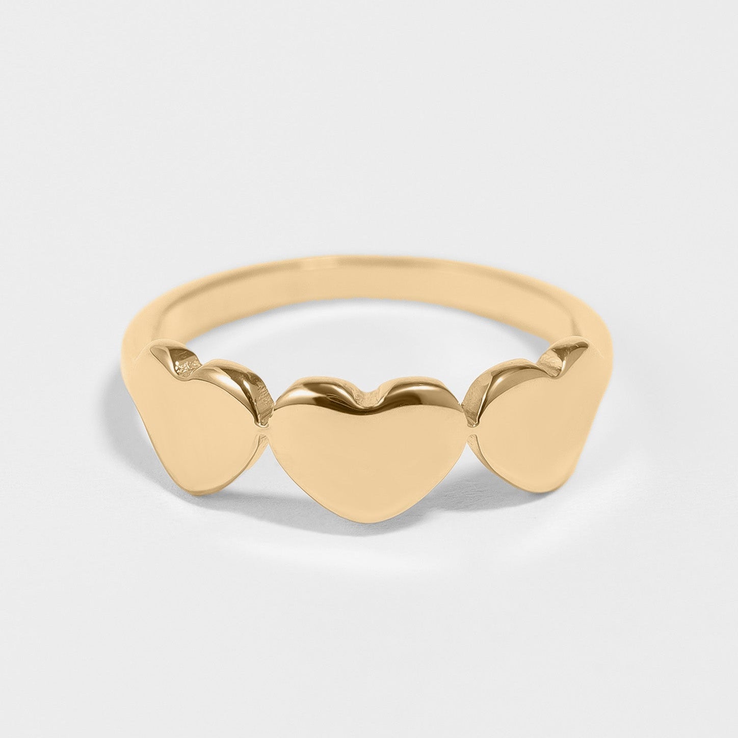 Triple Heart Ring