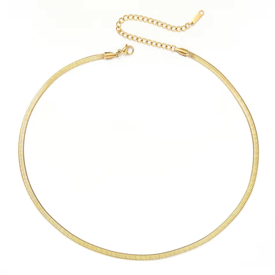 Mira Snake Chain in gold tone