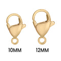 18K Gold PVD Stainless Steel Lobster Clasps / ENC0001