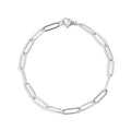 18K Gold PVD Stainless Steel Paperclip Chain Bracelet / BRJ9083
