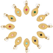 Ayla Eye Charm in gold tone featuring colored accent, product image 5