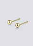Mila Ball Studs in gold tone