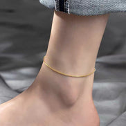 Mira Snake Anklet featuring snake chain, product image 7
