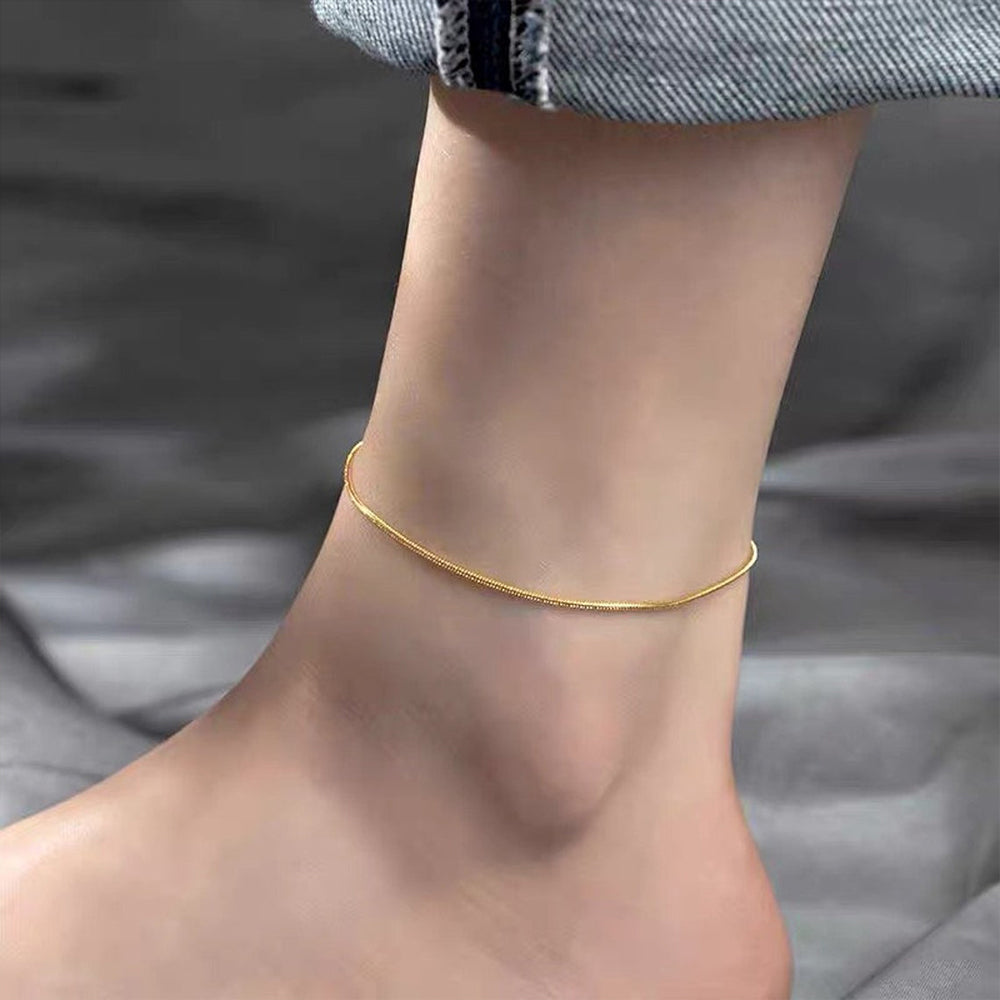 Mira Snake Anklet featuring snake chain, product image 7