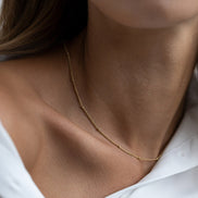 Luna Layering Chain in gold tone, product image 6