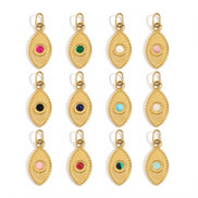 Ayla Eye Charm in gold tone featuring colored accent