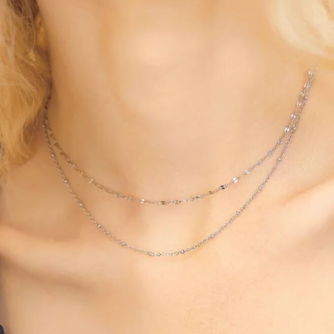 Dainty Layered Chain Necklace Set