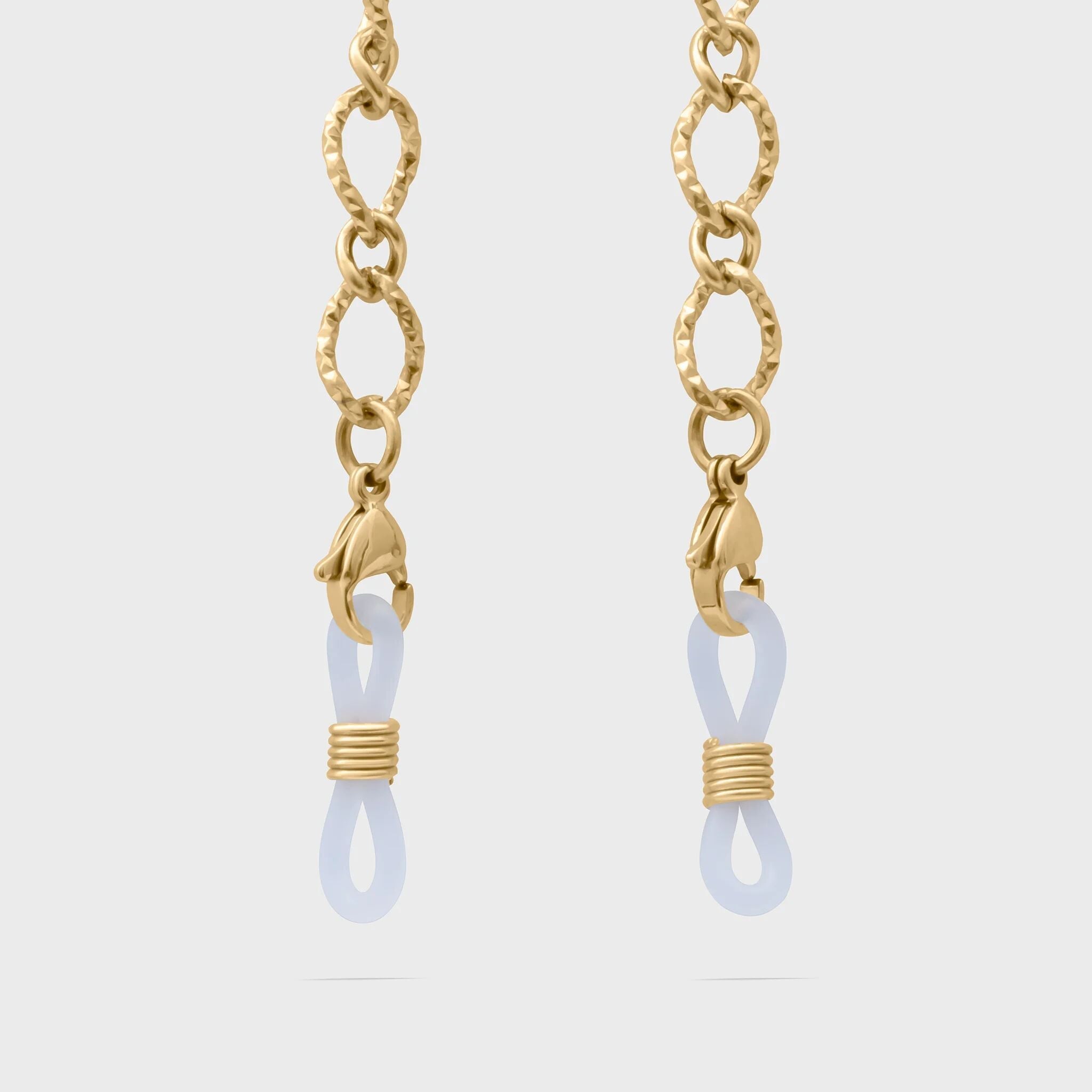 Hammered Oval Sunglass Chain - Main