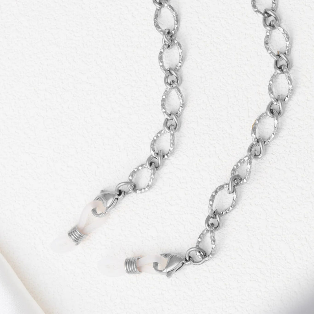 Hammered Oval Sunglass Chain - Studio