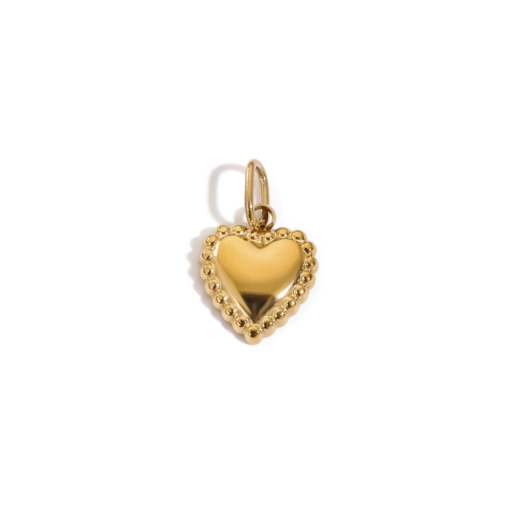 Amour Mini Heart Charm in gold tone, product image 7