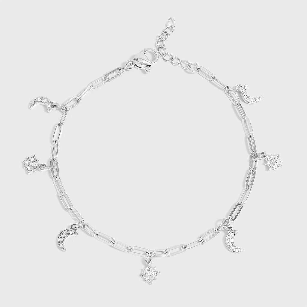 Moon & Star Charm Bracelet