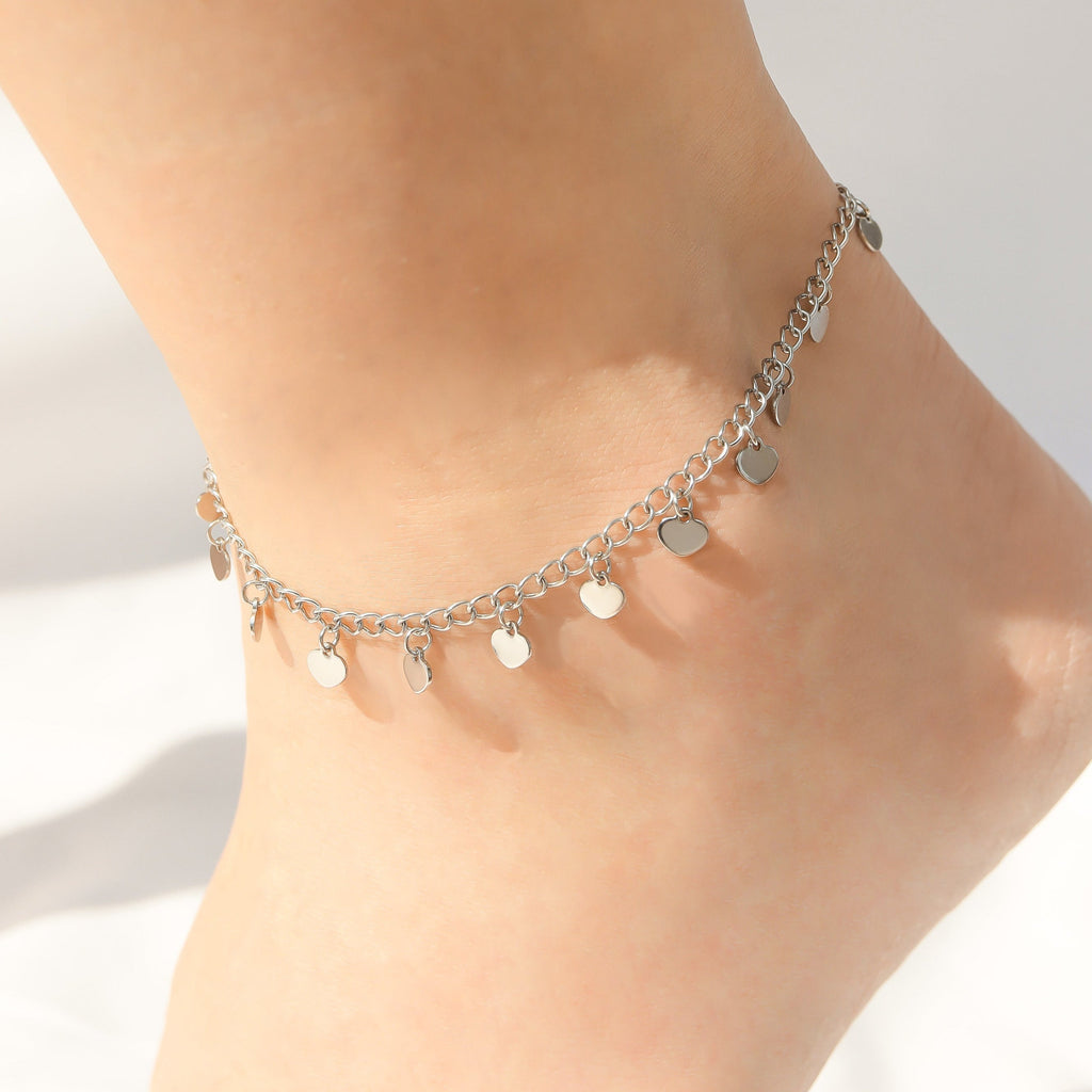 Dangle Hearts Anklet