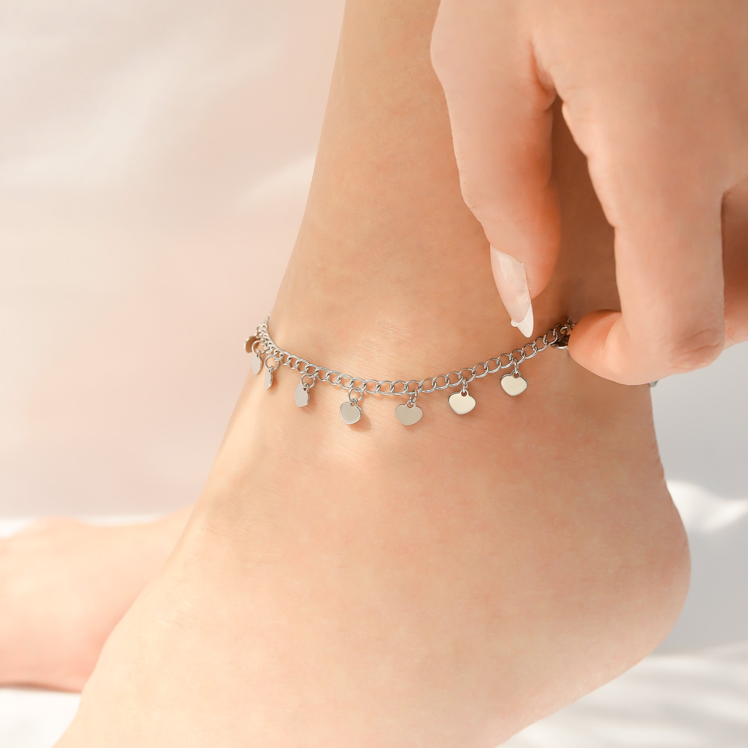 Dangle Hearts Anklet