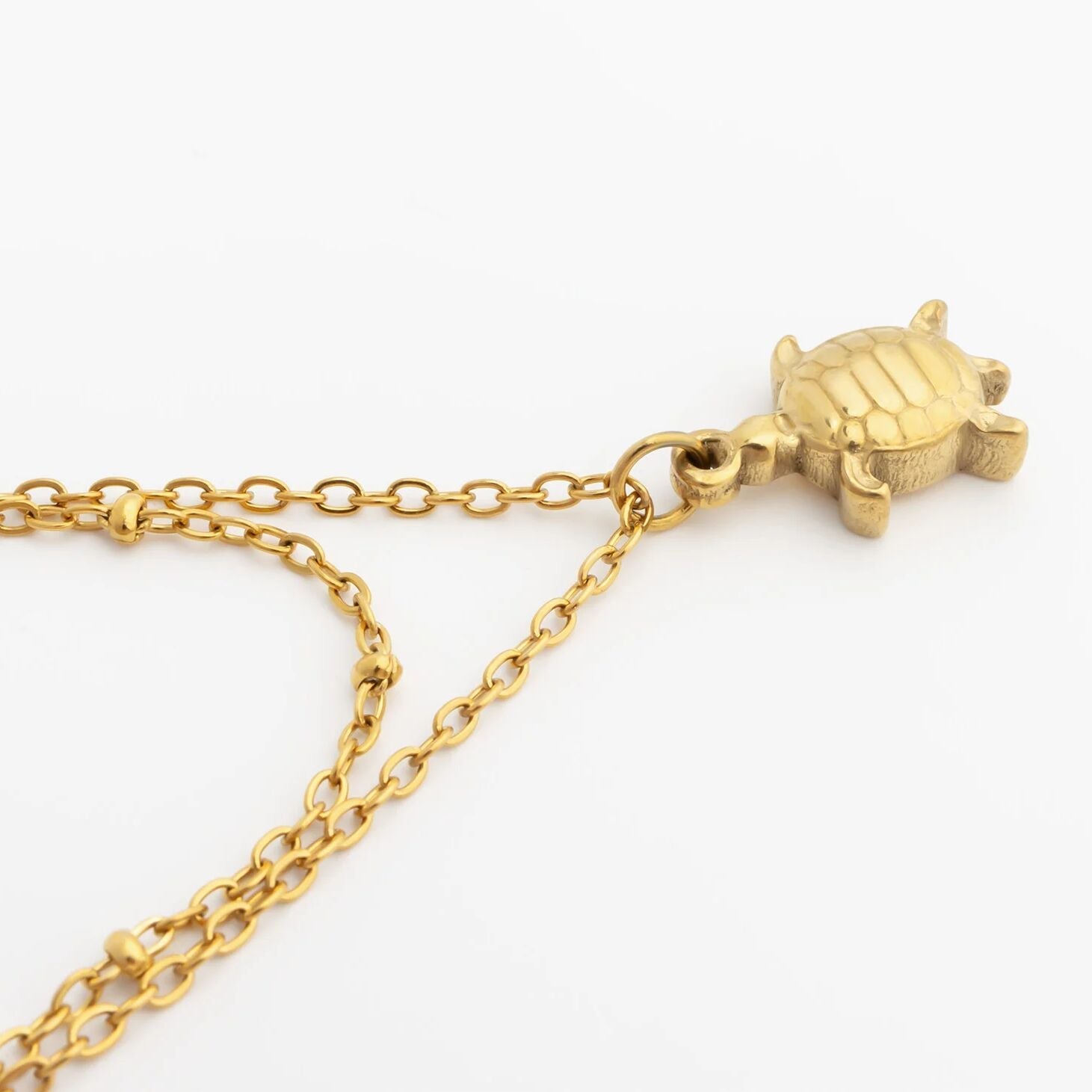Sea Turtle Charm Anklet