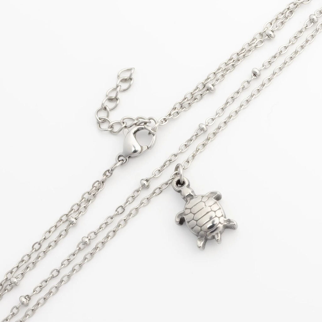 Sea Turtle Charm Anklet
