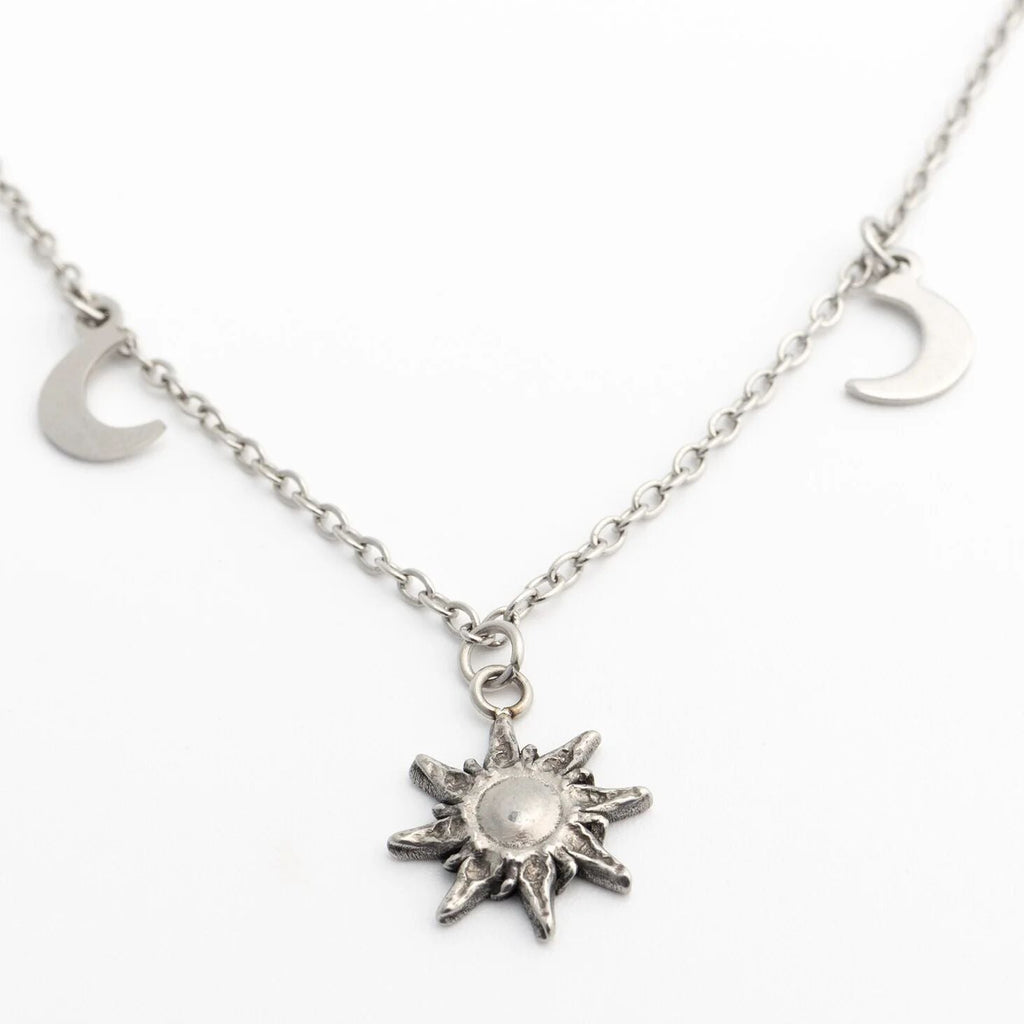 Moon and Star Charms Anklet
