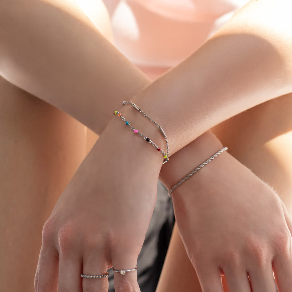 Satellite Bar Chain Bracelet