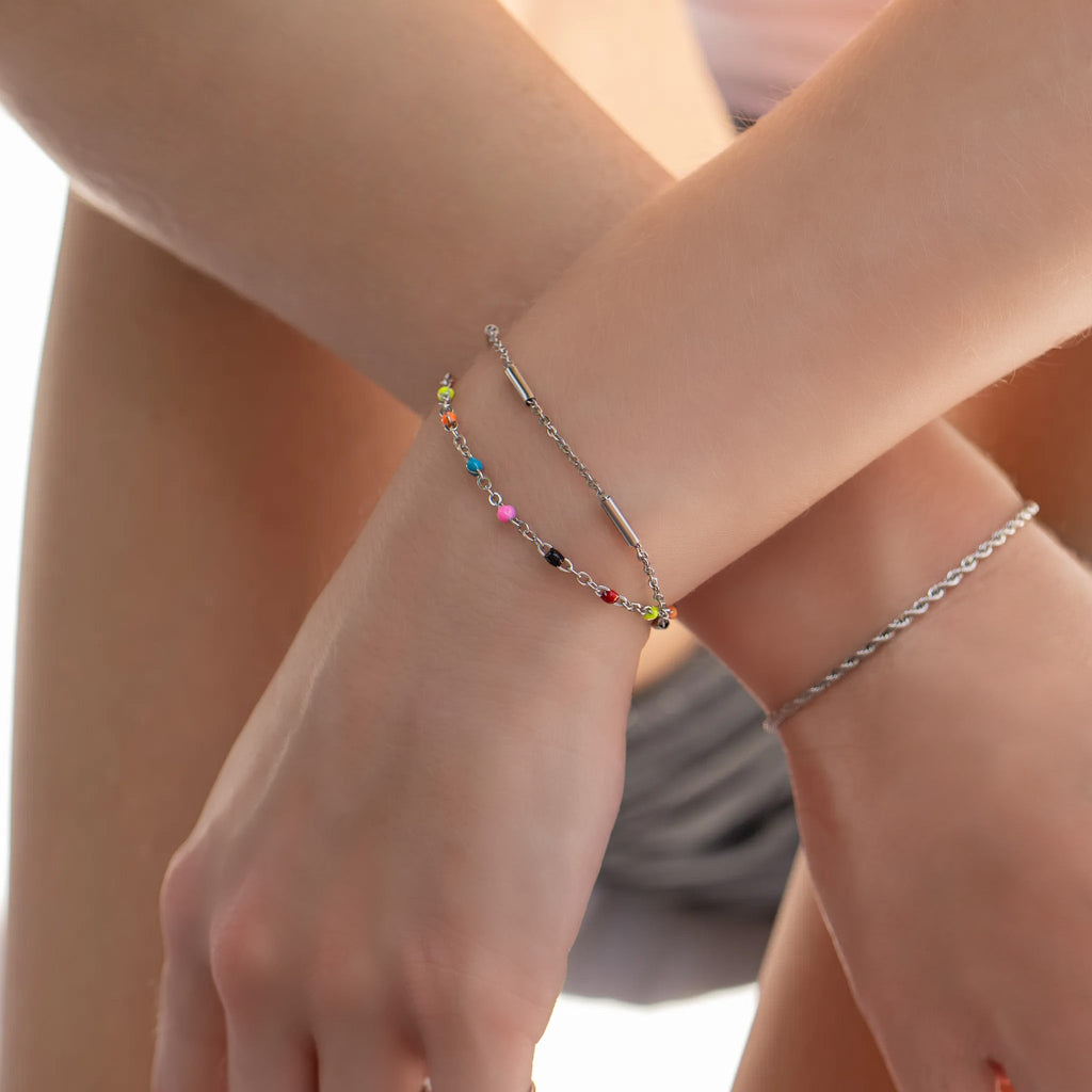 Satellite Bar Chain Bracelet