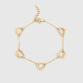 Station Heart Bracelet