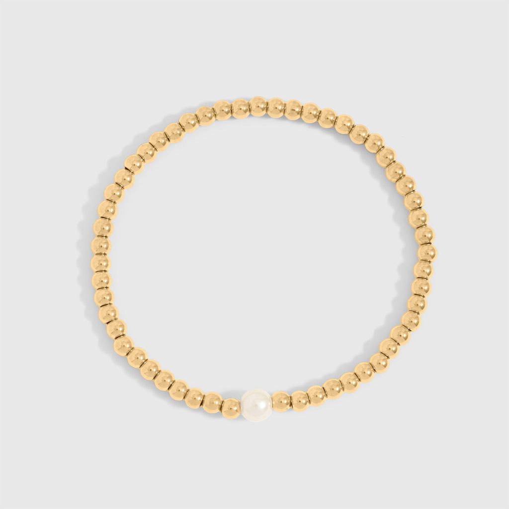 Stretch Bracelet with Pearl