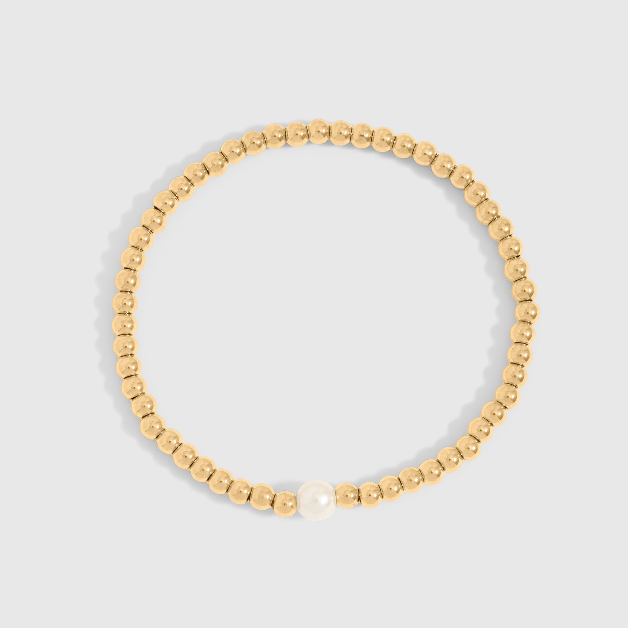 Stretch Bracelet with Pearl
