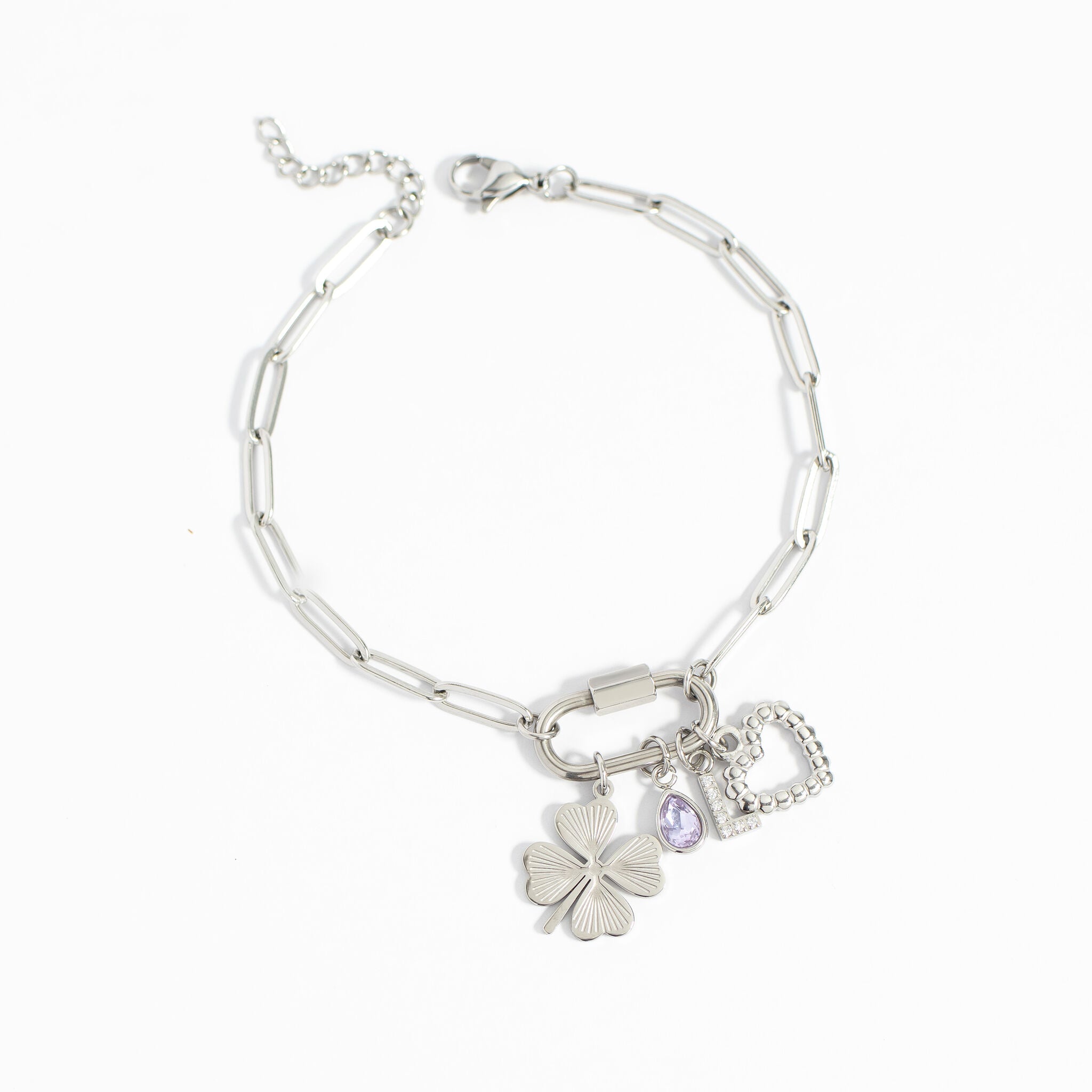 Teardrop Birthstone Charm
