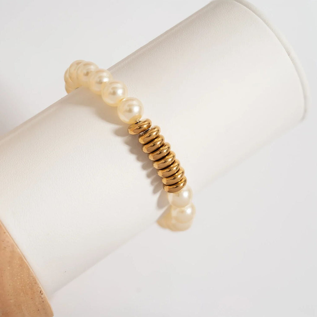 Accented Pearl Beaded Bracelet
