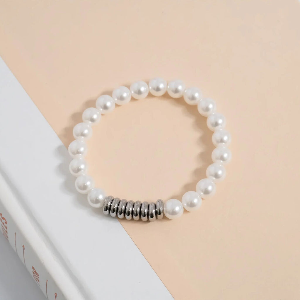 Accented Pearl Beaded Bracelet