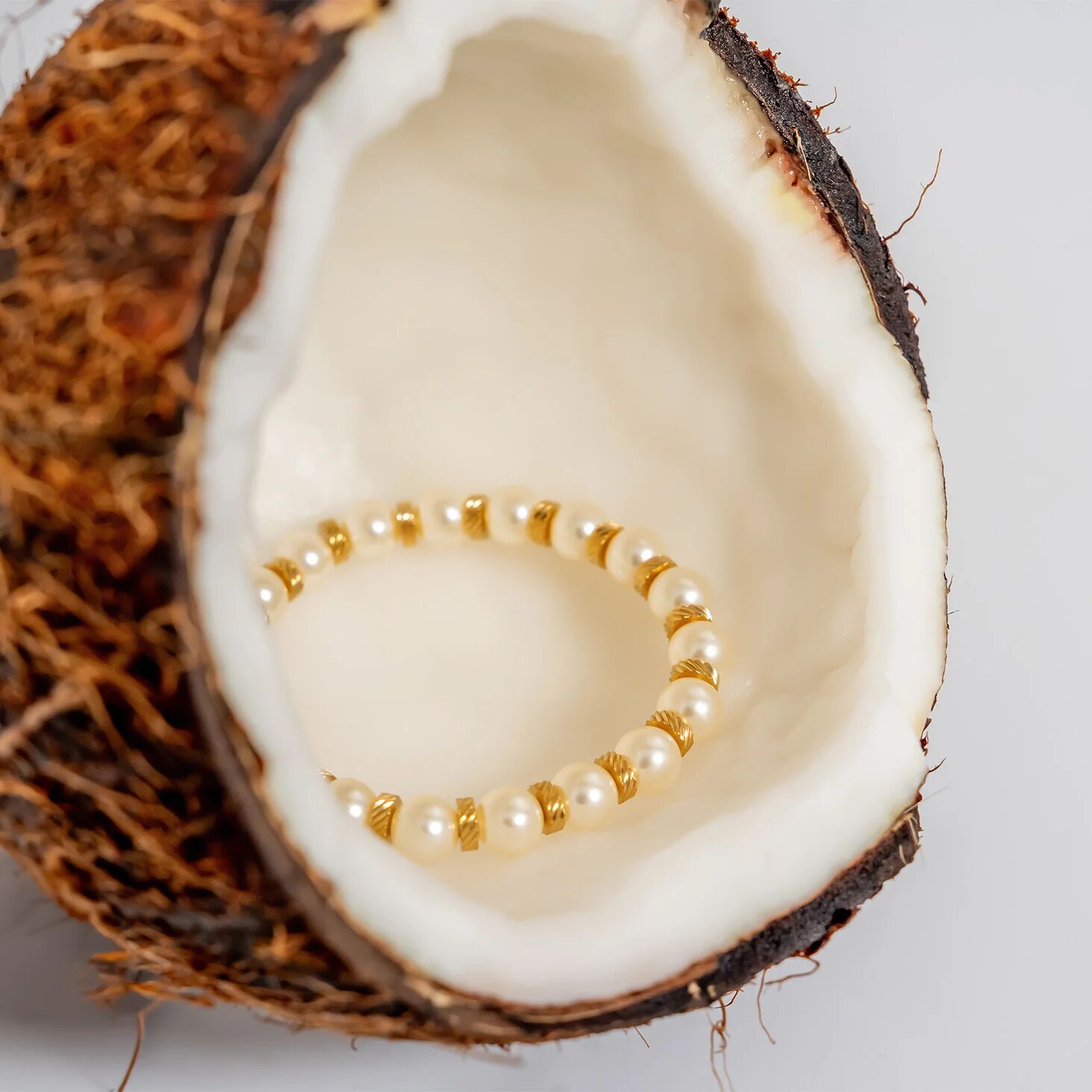 8mm Pearl Beaded Bracelet