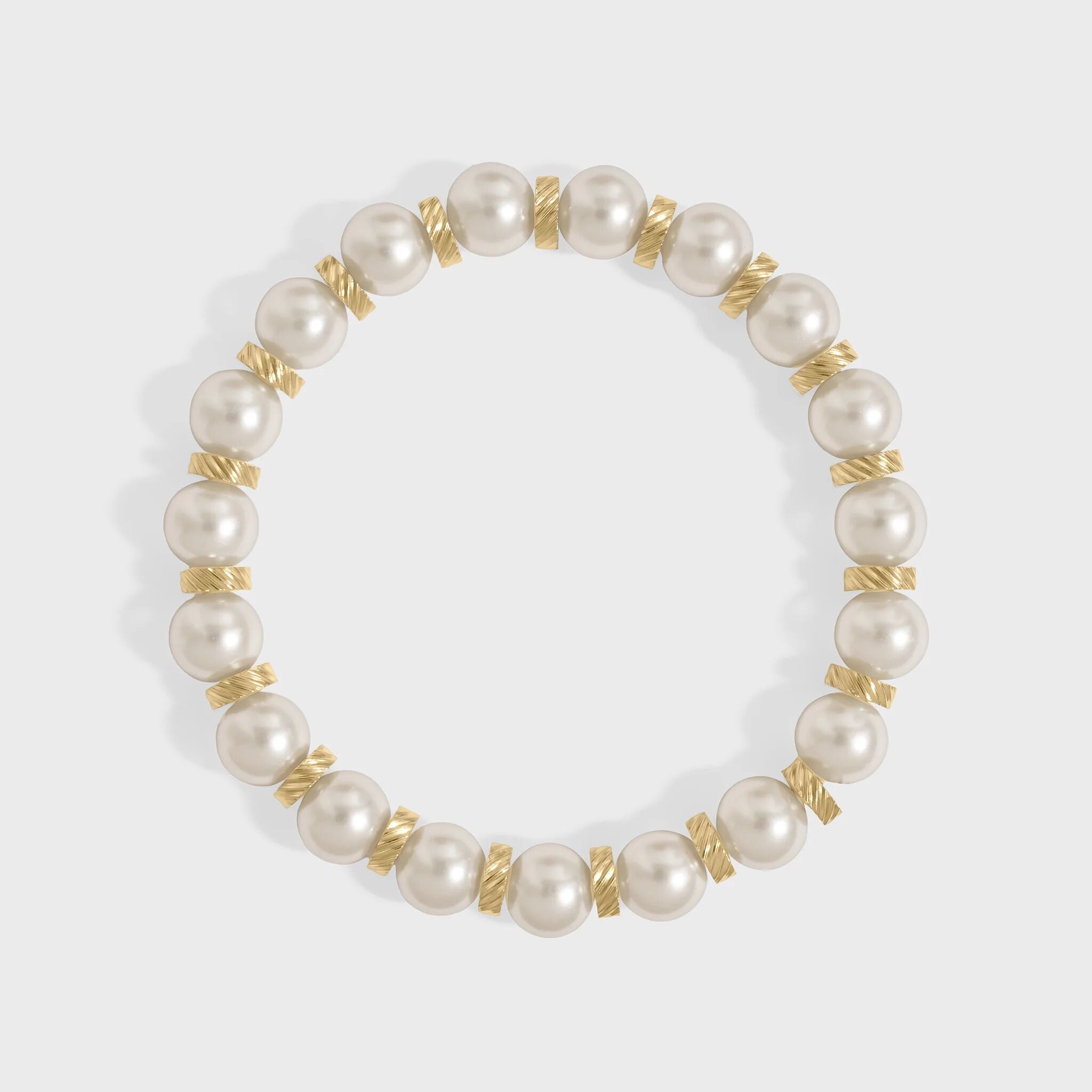 8mm Pearl Beaded Bracelet