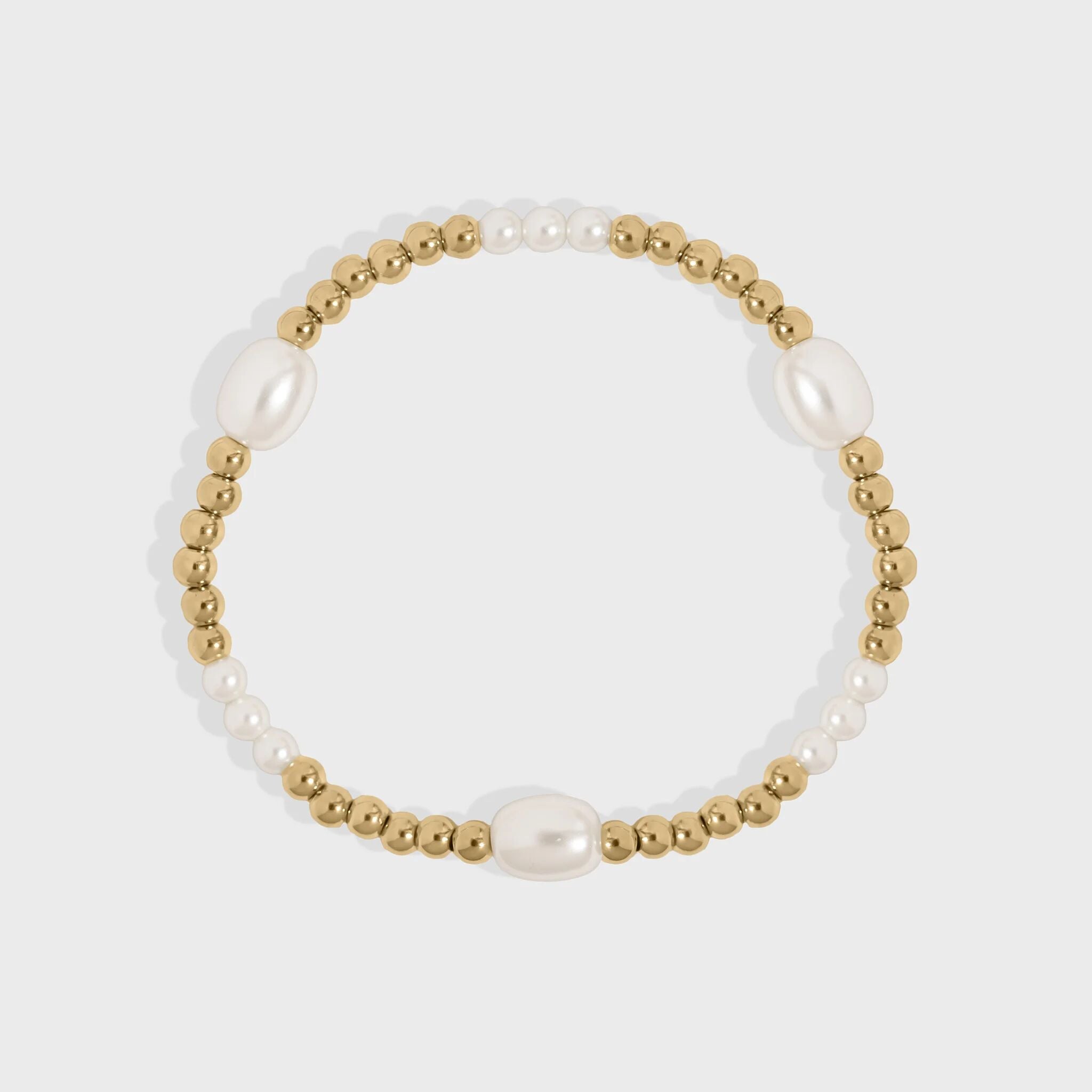 Mixed Satelitte Pearl Beaded Bracelet