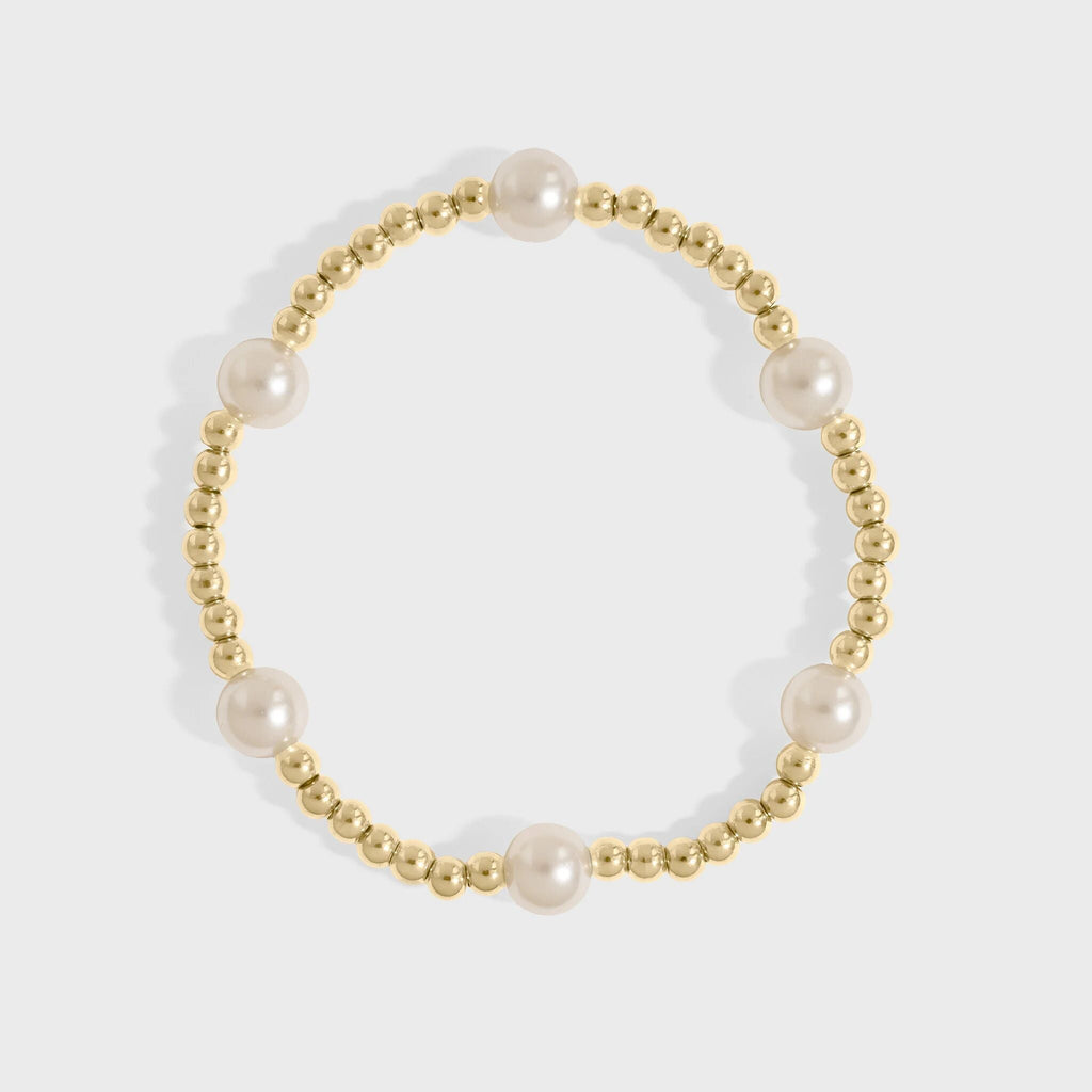 Satellite Pearl Beaded Bracelet