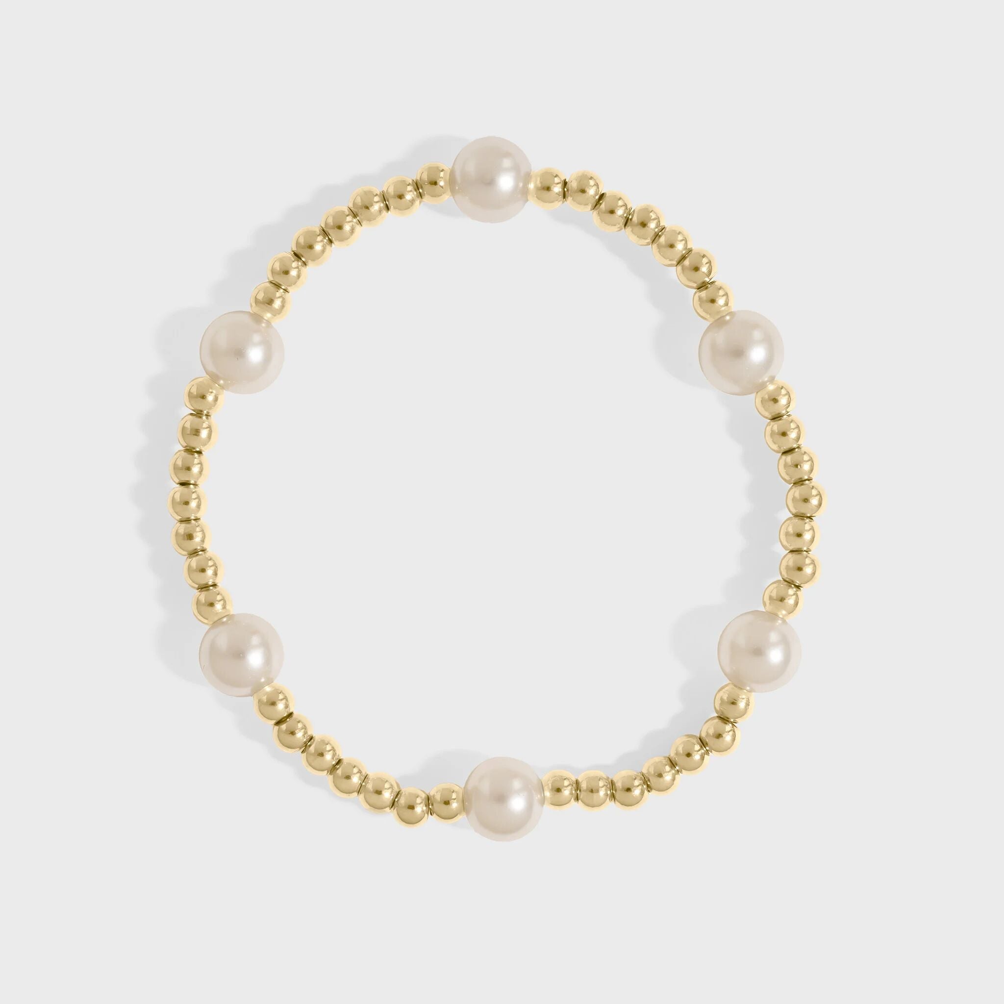 Satellite Pearl Beaded Bracelet