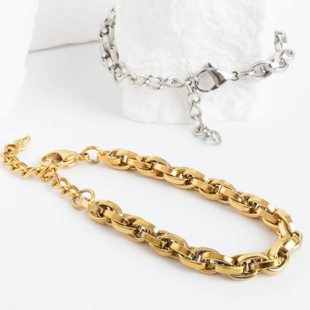 Double Oval Bracelet