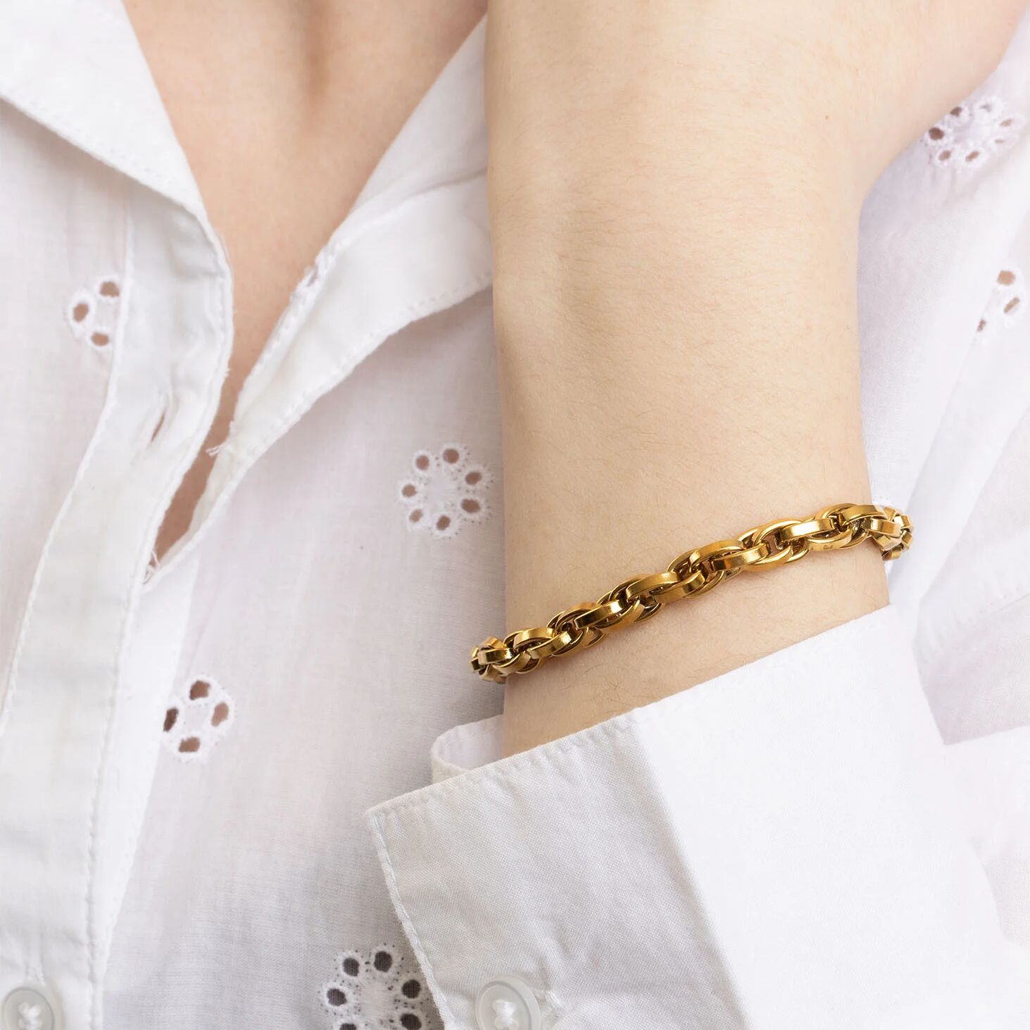 Double Oval Bracelet